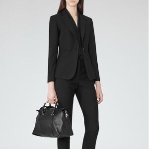 Reiss Dark Navy Belmonte Single Breasted blazer, Size 8